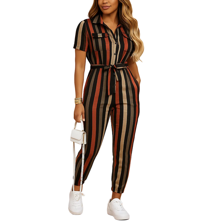Amara | Women’s Tailored Button Jumpsuit