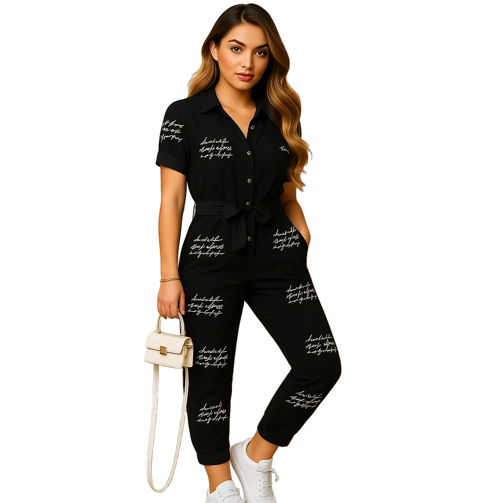 Amara | Women’s Tailored Button Jumpsuit