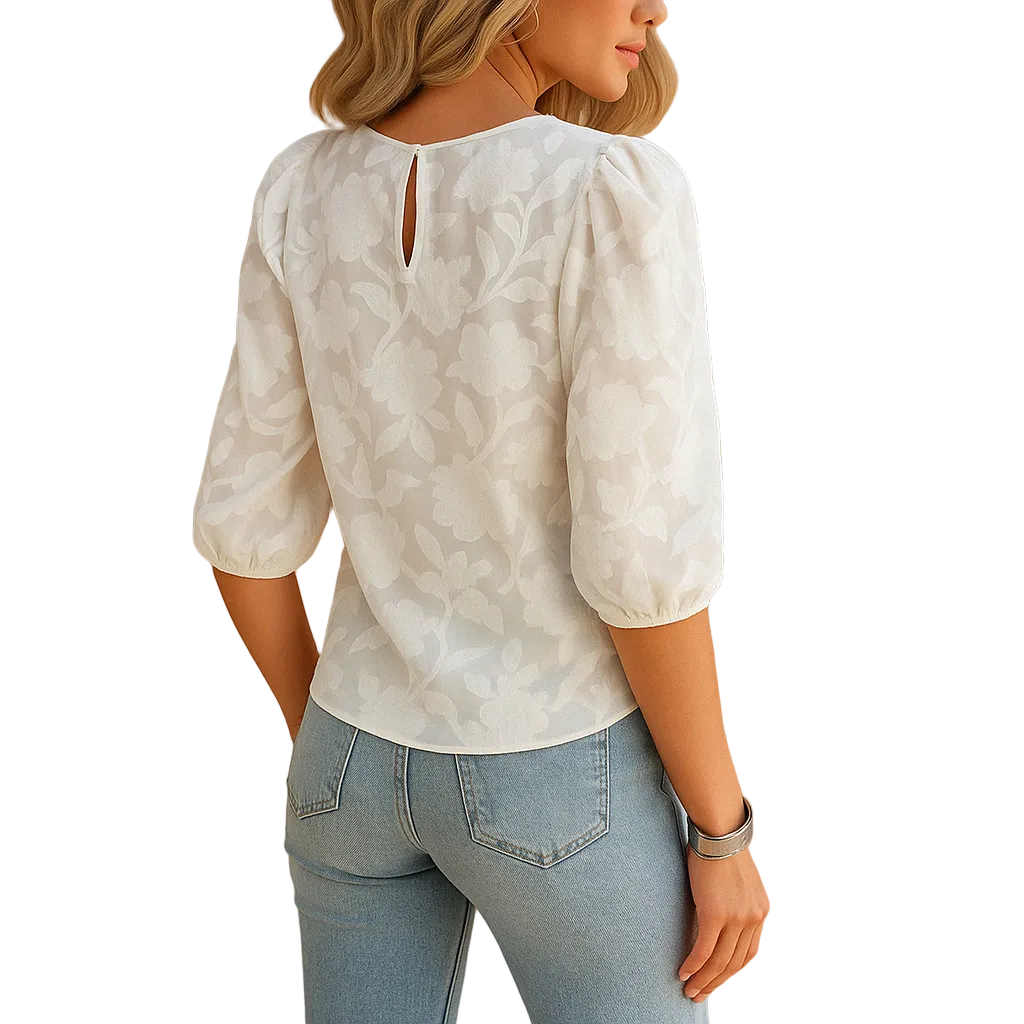 Amelie | Women’s Elegant Floral Top