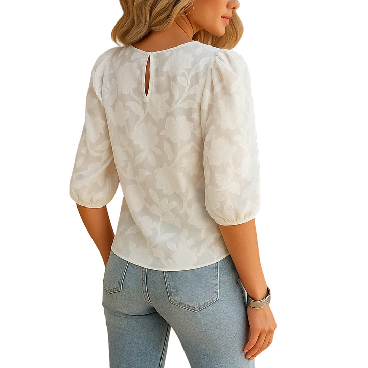 Amelie | Women’s Elegant Floral Top