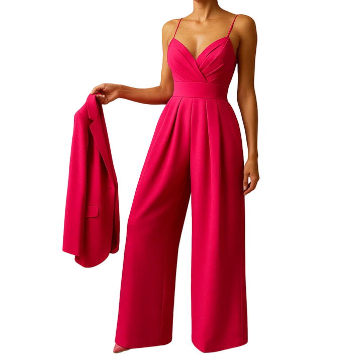 Solea | Women’s Adjustable Strap Summer Jumpsuit