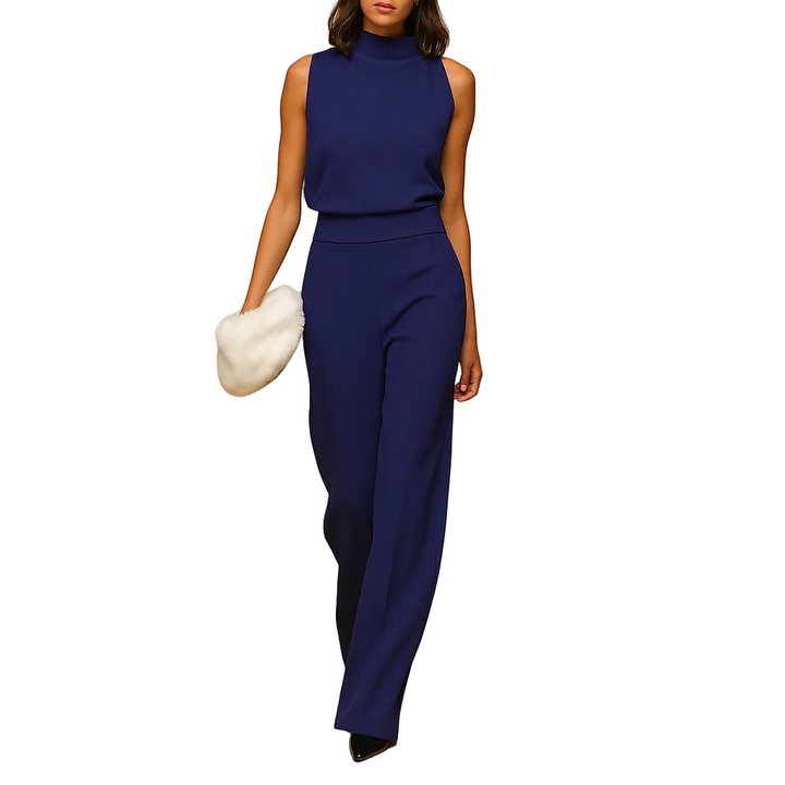 Valeria | Women’s Halter Neck Wide-Leg Jumpsuit